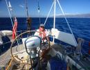 Sailing past Ilhas Desertas